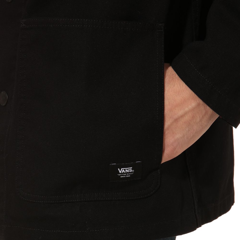 Куртка Drill Chore Coat цвет Черный для мужчин - Vans Куртка Drill Chore Coat цвет Черный для мужчин - Vans