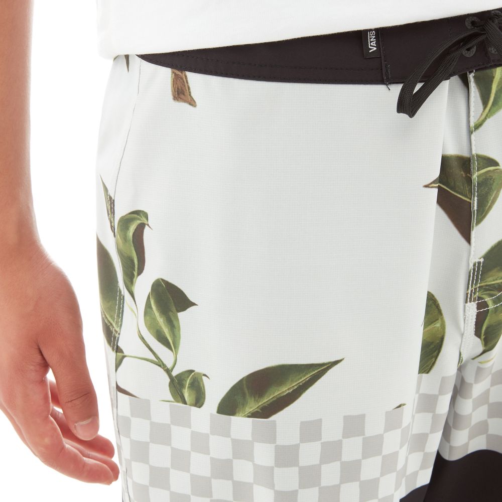 Шорты Era Boardshorts 19 цвет Белый для мужчин - Vans Шорты Era Boardshorts 19 цвет Белый для мужчин - Vans