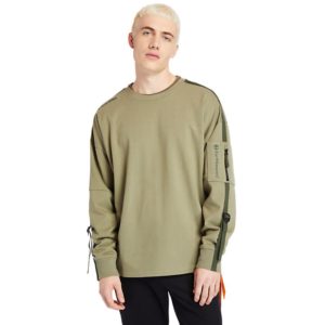 Толстовка EK+ Ecoriginal Crew Sweatshirt из нашей новой коллекции порадует вас. Мягкий трикотаж из хлопка и свободный крой создают идеальную опцию для вашего повседневного гардероба.Особенности:	Состав: 100% переработанный хлопок	Крой Relaxed	Логотип Earthkeepers на левом кармане Тимберленд