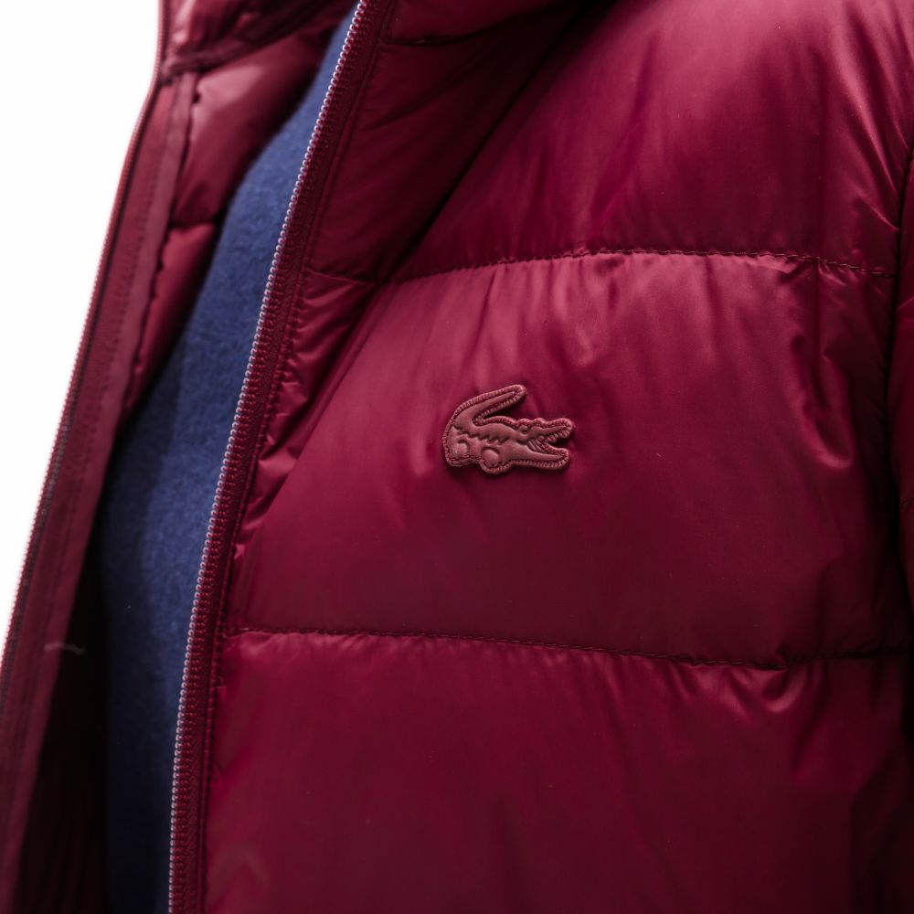 Куртка Lacoste, цвет бордовый, для женщин Куртка Lacoste, цвет бордовый, для женщин