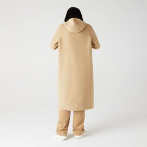 Пальто Lacoste, цвет бежевый, для женщин