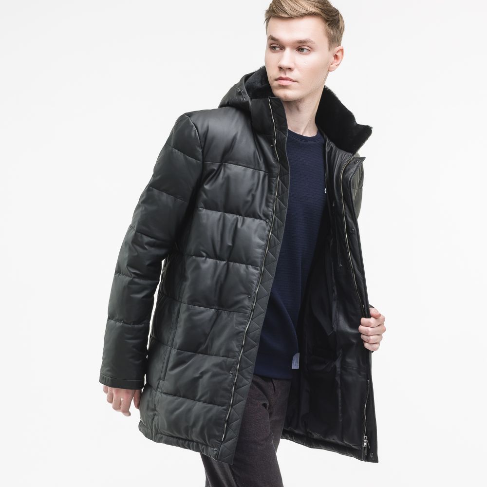 Куртка Lacoste, цвет черный , для мужчин Куртка Lacoste, цвет черный , для мужчин