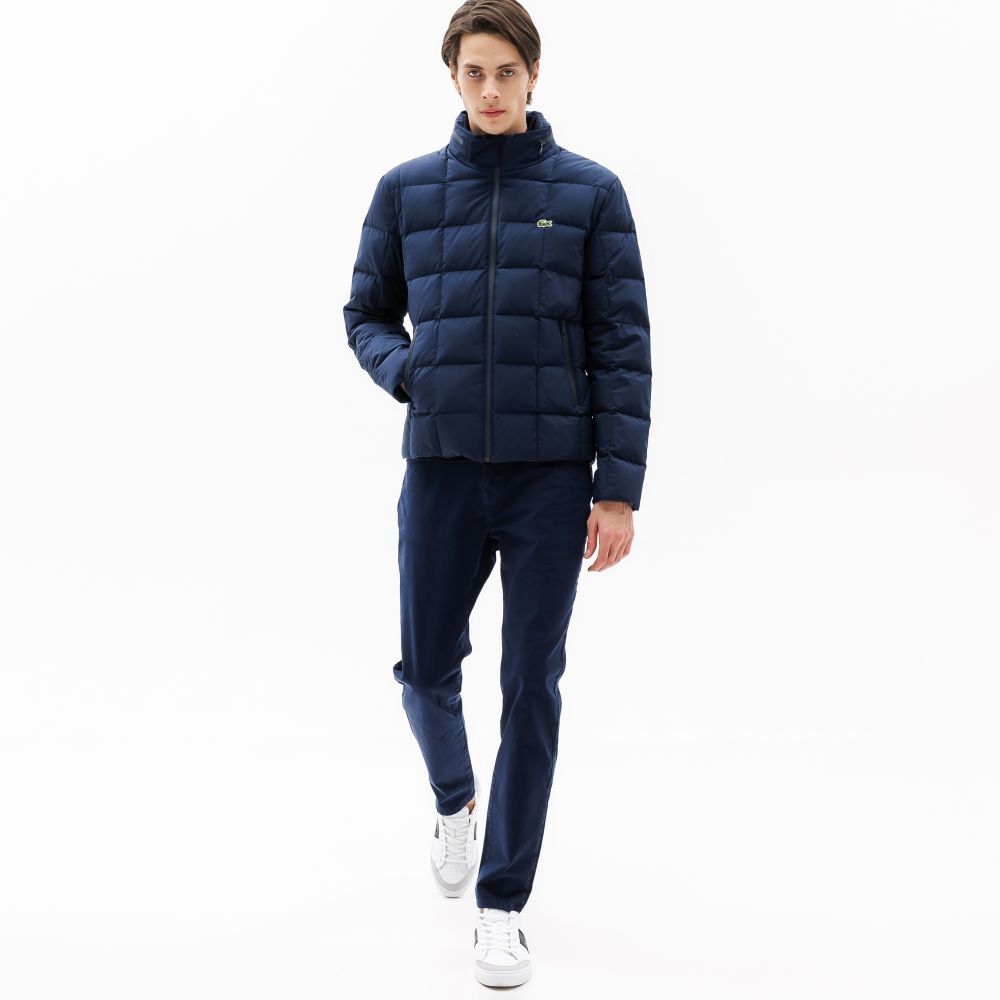 Куртка Lacoste, цвет синий , для мужчин Куртка Lacoste, цвет синий , для мужчин