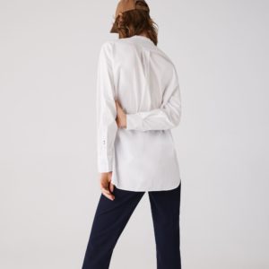 Рубашка Lacoste, цвет белый, для женщин
