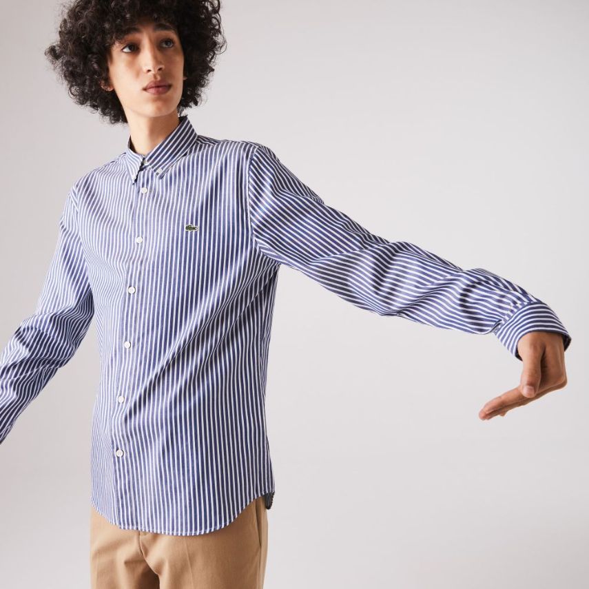 Рубашка Lacoste , для мужчин Рубашка Lacoste , для мужчин