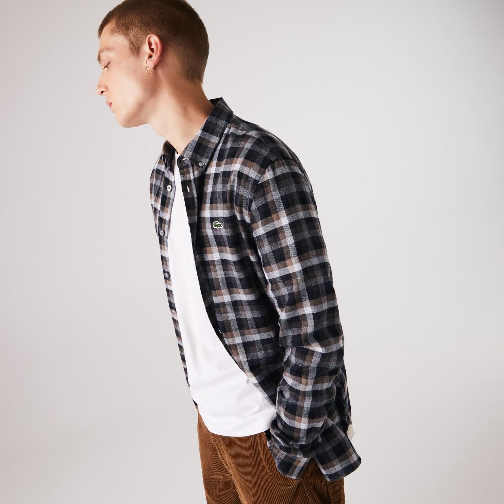 Рубашка Lacoste , для мужчин Рубашка Lacoste , для мужчин