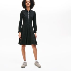 Платье Lacoste, цвет серый, для женщин Платье Lacoste, цвет серый, для женщин