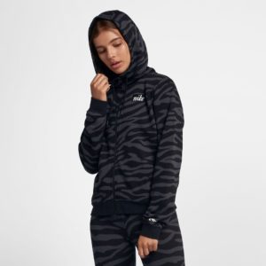 Женская худи с молнией во всю длину и анималиcтичным принтом Nike Sportswear Nike