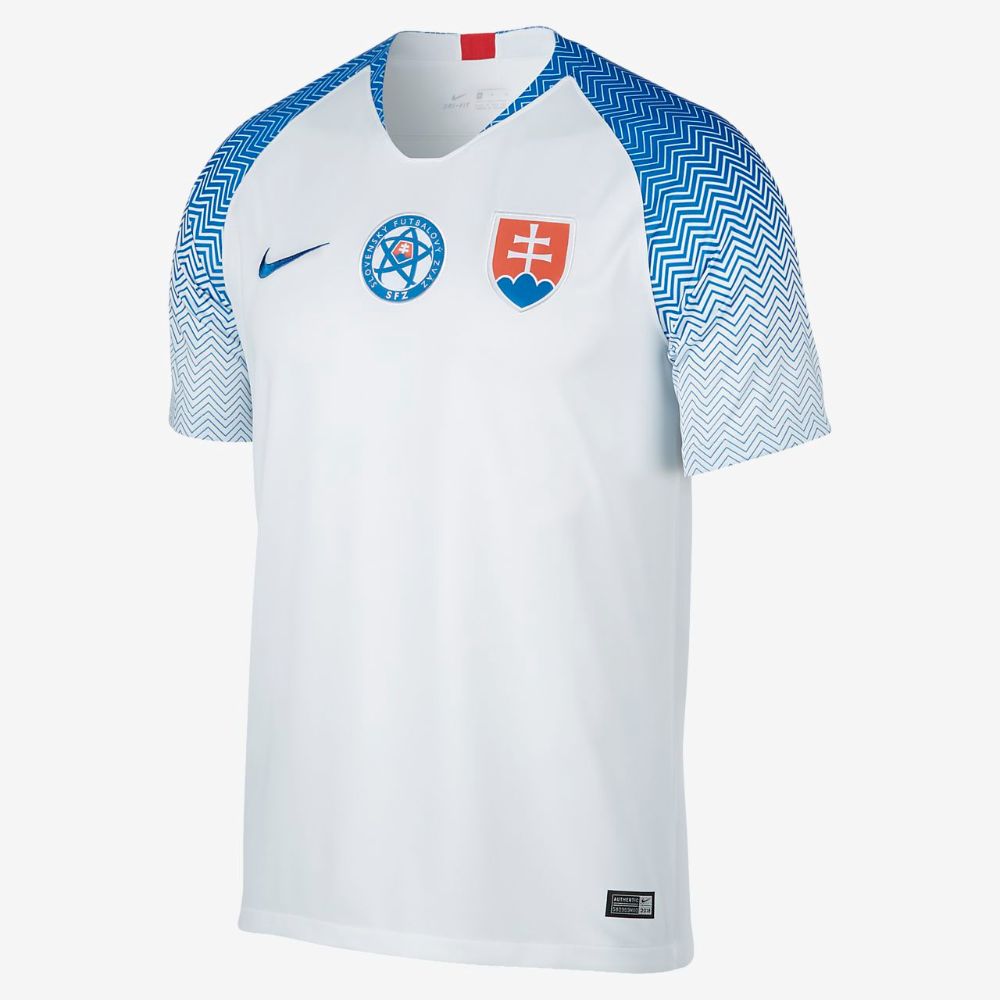 Мужское футбольное джерси 2018 Slovakia Stadium Home Nike Мужское футбольное джерси 2018 Slovakia Stadium Home Nike