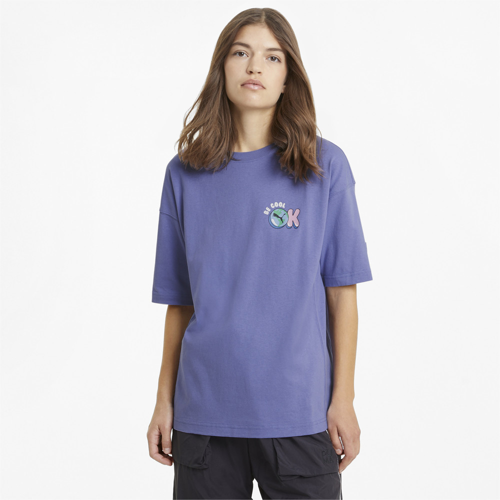 Футболка Downtown Graphic Women's Tee Puma - Puma Футболка Downtown Graphic Women's Tee Puma - Цвет: Синий