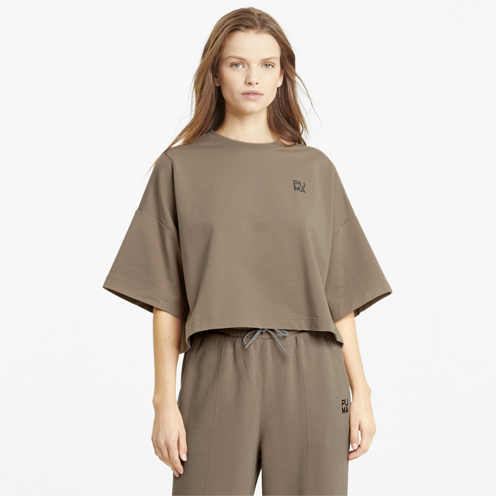Футболка Infuse Loose Fit Women's Tee Puma - Puma Футболка Infuse Loose Fit Women's Tee Puma - Цвет: Бежевый
