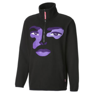 Толстовка PUMA x KidSuper Half-Zip Men's Top Puma - Puma Толстовка PUMA x KidSuper Half-Zip Men's Top Puma - Цвет: Черный