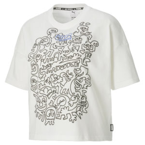 Футболка PUMA x MR DOODLE Women's Loose Tee Puma - Puma Футболка PUMA x MR DOODLE Women's Loose Tee Puma - Цвет: Белый