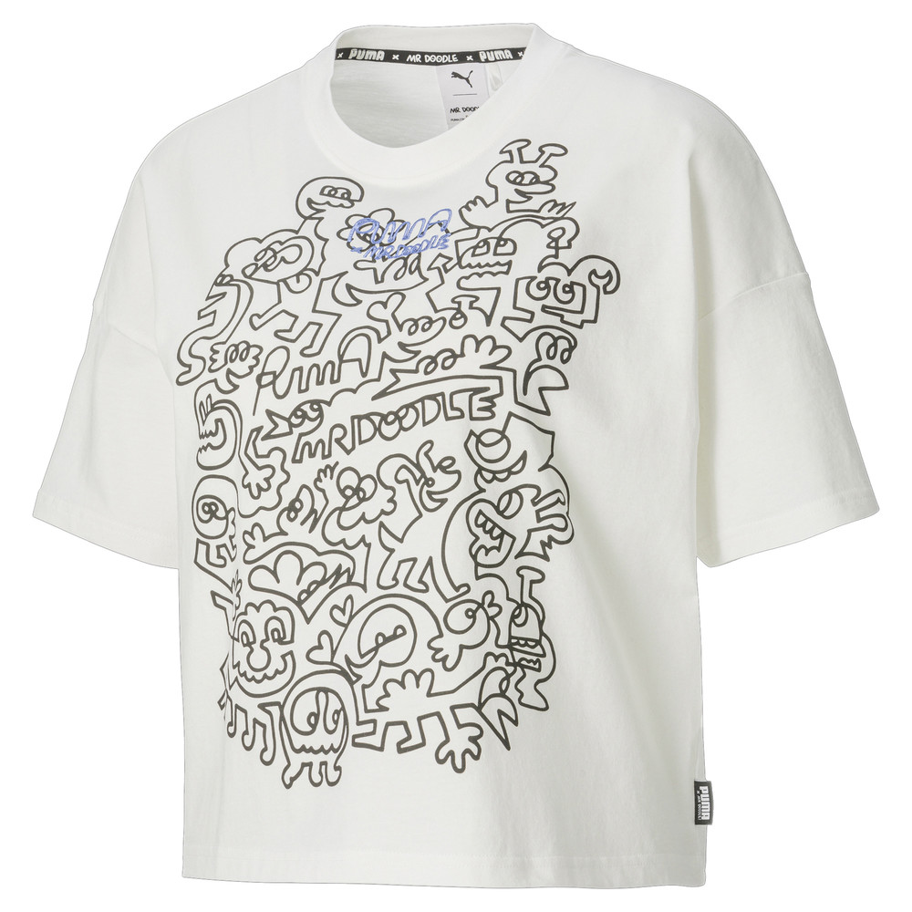 Футболка PUMA x MR DOODLE Women's Loose Tee Puma - Puma Футболка PUMA x MR DOODLE Women's Loose Tee Puma - Цвет: Белый