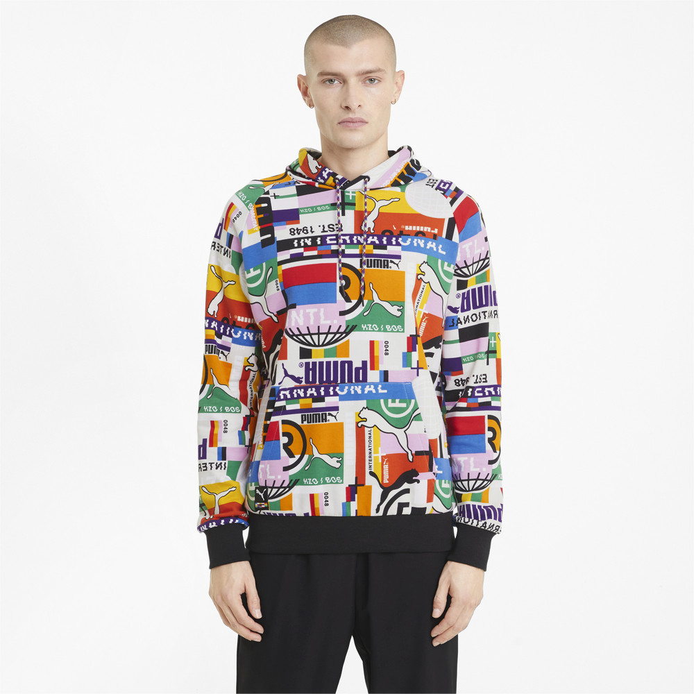Толстовка PUMA International Printed Men's Hoodie Puma - Puma Толстовка PUMA International Printed Men's Hoodie Puma - Цвет: Белый