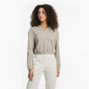 Толстовка Cropped Women's Hoodie Puma - Puma Толстовка Cropped Women's Hoodie Puma - Цвет: Коричневый