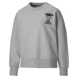 Толстовка PUMA x PEANUTS Crew Neck Women's Sweatshirt Puma - Puma Толстовка PUMA x PEANUTS Crew Neck Women's Sweatshirt Puma - Цвет: Серый