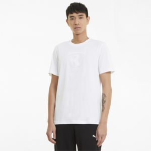 Футболка Scuderia Ferrari Race Big Shield Tonal Men's Tee Puma - Puma Футболка Scuderia Ferrari Race Big Shield Tonal Men's Tee Puma - Цвет: Белый