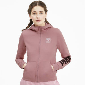 Толстовка Rebel Full-Zip Hoodie Puma - Puma Толстовка Rebel Full-Zip Hoodie Puma - Цвет: Розовый