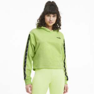 Толстовка Amplified Cropped Hoodie Puma - Puma Толстовка Amplified Cropped Hoodie Puma - Цвет: Зеленый