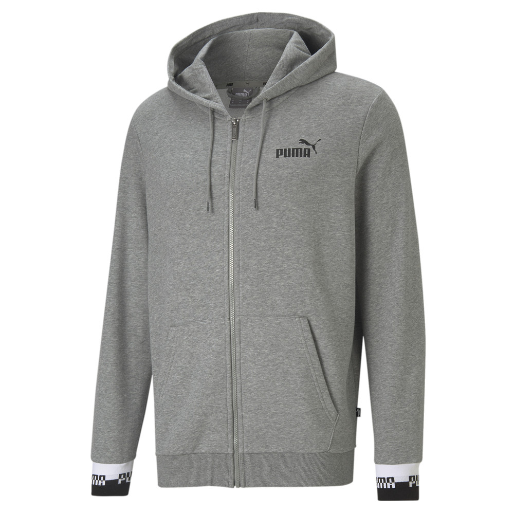 Толстовка Amplified Full-Zip Men's Hoodie Puma - Puma Толстовка Amplified Full-Zip Men's Hoodie Puma - Цвет: Серый