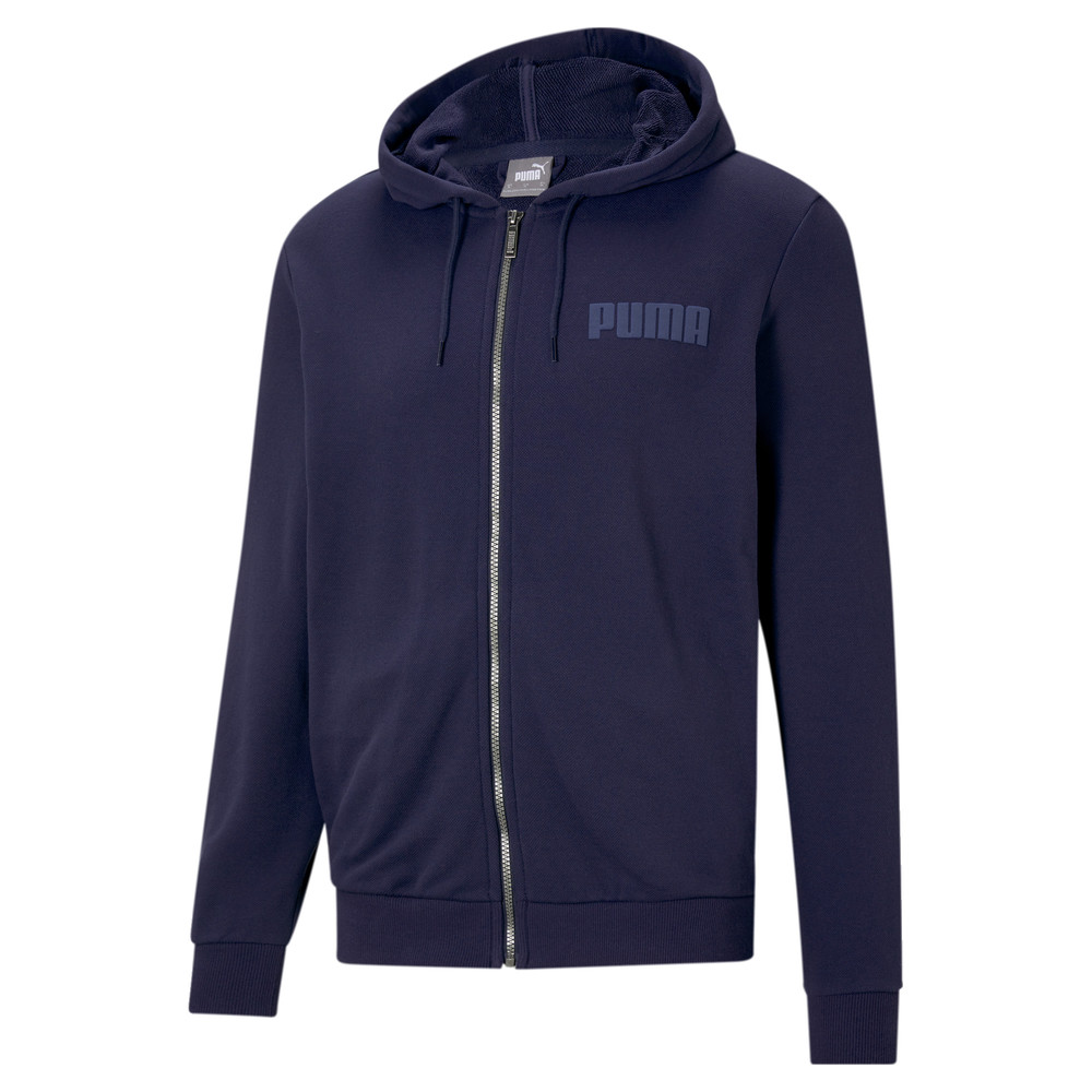 Толстовка Modern Basics Full-Zip Men's Hoodie Puma - Puma Толстовка Modern Basics Full-Zip Men's Hoodie Puma - Цвет: Синий