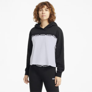 Толстовка Amplified Cropped Women's Hoodie Puma - Puma Толстовка Amplified Cropped Women's Hoodie Puma - Цвет: Черный