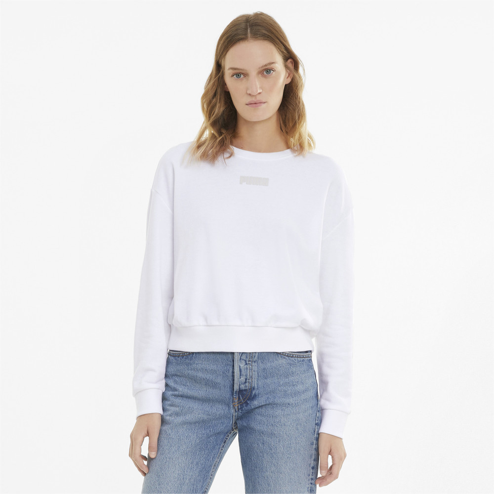 Толстовка Modern Basics Crew Neck Women's Sweatshirt Puma - Puma Толстовка Modern Basics Crew Neck Women's Sweatshirt Puma - Цвет: Белый