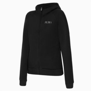 Толстовка Athletics FZ Hoody FL Puma - Puma Толстовка Athletics FZ Hoody FL Puma - Цвет: Черный
