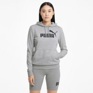 Толстовка Essentials Logo Women's Hoodie Puma - Puma Толстовка Essentials Logo Women's Hoodie Puma - Цвет: Серый