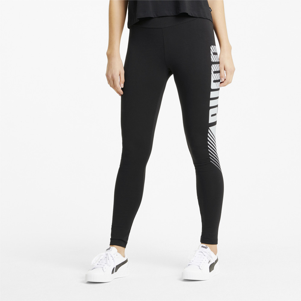 Леггинсы Essentials Graphic Women's Leggings Puma - Puma Леггинсы Essentials Graphic Women's Leggings Puma - Цвет: Черный