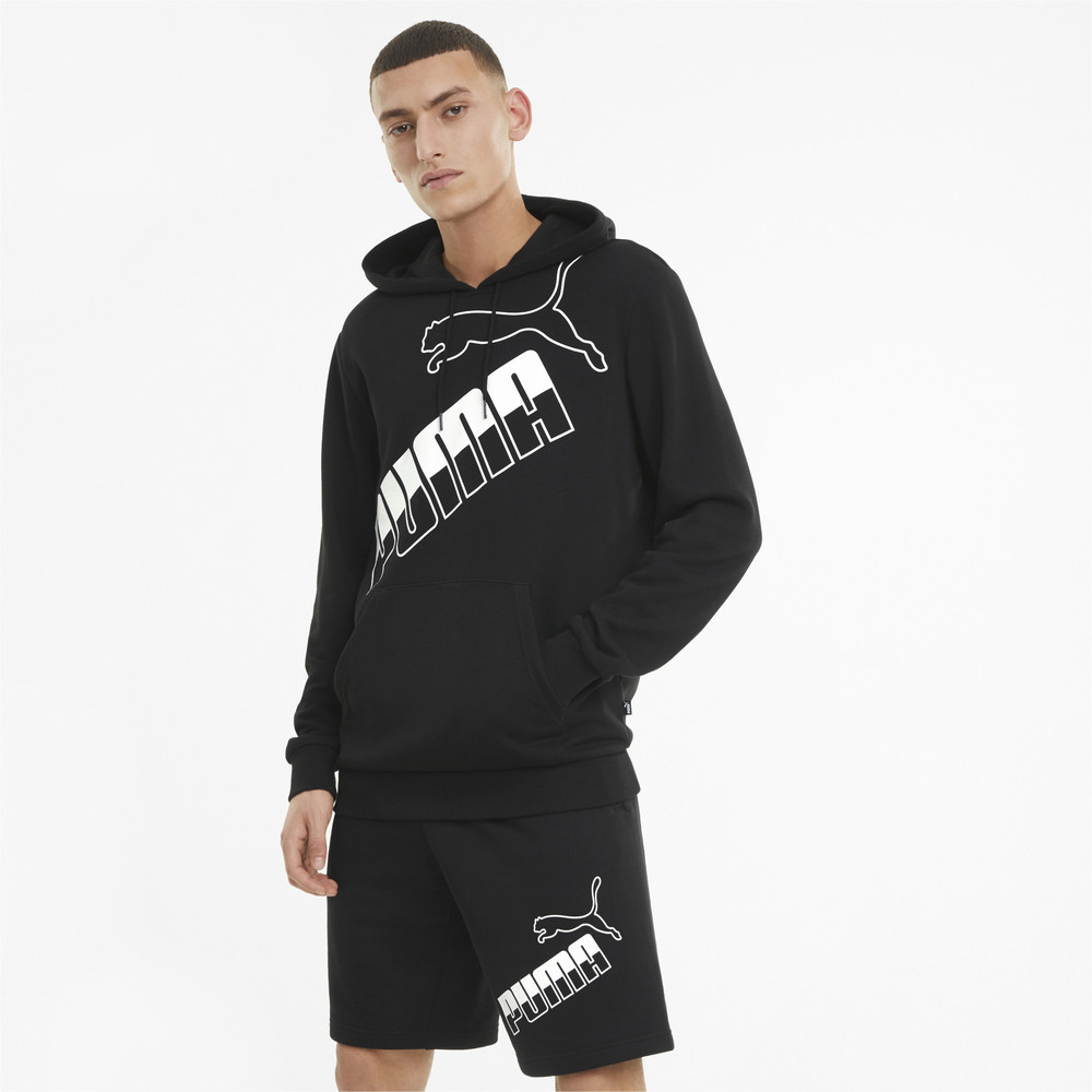 Толстовка Big Logo Men's Hoodie Puma - Puma Толстовка Big Logo Men's Hoodie Puma - Цвет: Черный