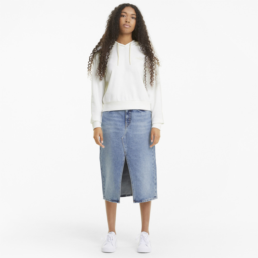 Толстовка Essentials Embroidered Cropped Women's Hoodie Puma - Puma Толстовка Essentials Embroidered Cropped Women's Hoodie Puma - Пол: Женский