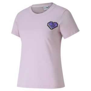 Футболка Digital Love Tee Puma - Puma Футболка Digital Love Tee Puma - Цвет: Фиолетовый