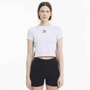 Топ Classics Cropped Top Puma - Puma Топ Classics Cropped Top Puma - Цвет: Белый
