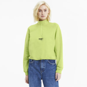 Толстовка TFS Half Zip Crew Puma - Puma Толстовка TFS Half Zip Crew Puma - Цвет: Зеленый