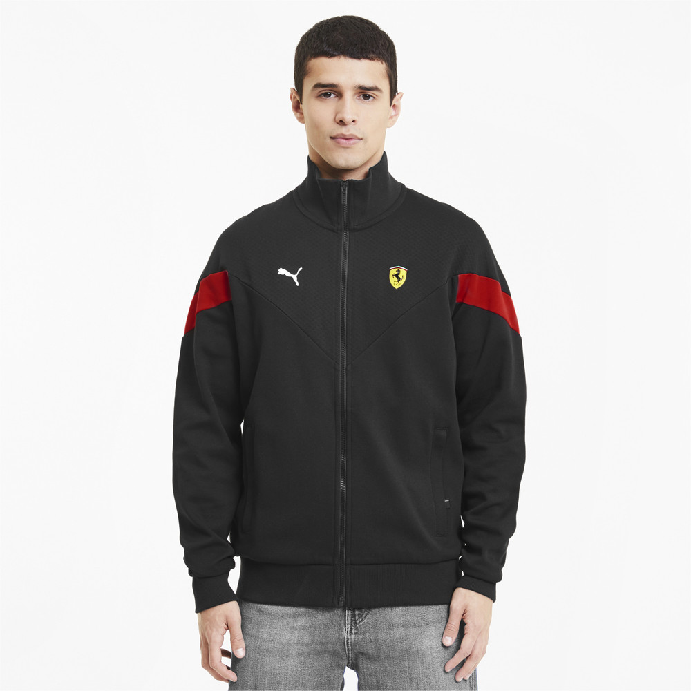 Толстовка Ferrari Race MCS Sweat Jkt Puma - Puma Толстовка Ferrari Race MCS Sweat Jkt Puma - Цвет: Черный
