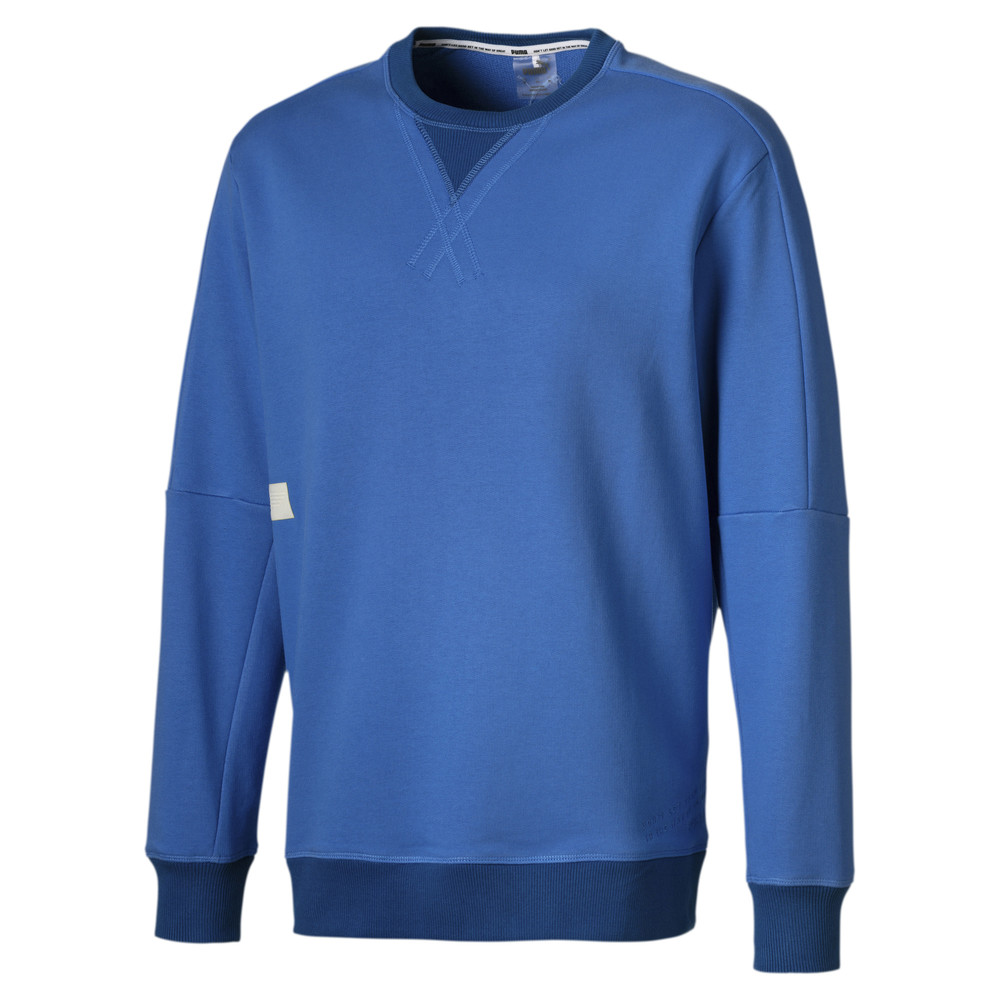 Толстовка JUMP HOOK CREW SWEAT Puma - Puma Толстовка JUMP HOOK CREW SWEAT Puma - Цвет: Синий