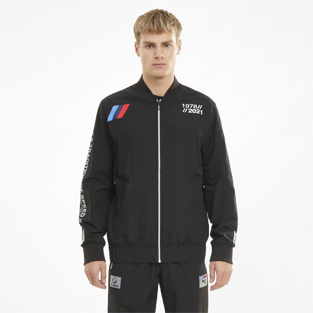 Олимпийка BMW M Motorsport Woven Men's Street Jacket Puma - Puma Олимпийка BMW M Motorsport Woven Men's Street Jacket Puma - Цвет: Черный