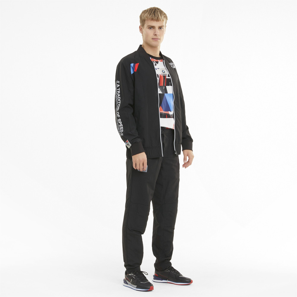 Олимпийка BMW M Motorsport Woven Men's Street Jacket Puma - Puma Олимпийка BMW M Motorsport Woven Men's Street Jacket Puma - Пол: Мужской