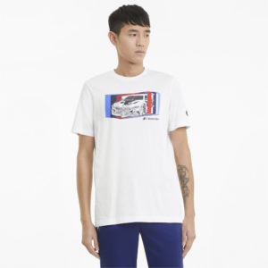 Футболка BMW M Motorsport Car Graphic Men's Tee Puma - Puma Футболка BMW M Motorsport Car Graphic Men's Tee Puma - Цвет: Белый