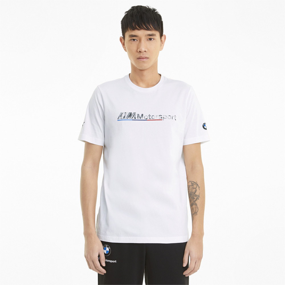 Футболка BMW M Motorsport Logo Men's Tee Puma - Puma Футболка BMW M Motorsport Logo Men's Tee Puma - Цвет: Белый