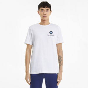 Футболка BMW M Motorsport Essentials Small Logo Men's Tee Puma - Puma Футболка BMW M Motorsport Essentials Small Logo Men's Tee Puma - Цвет: Белый