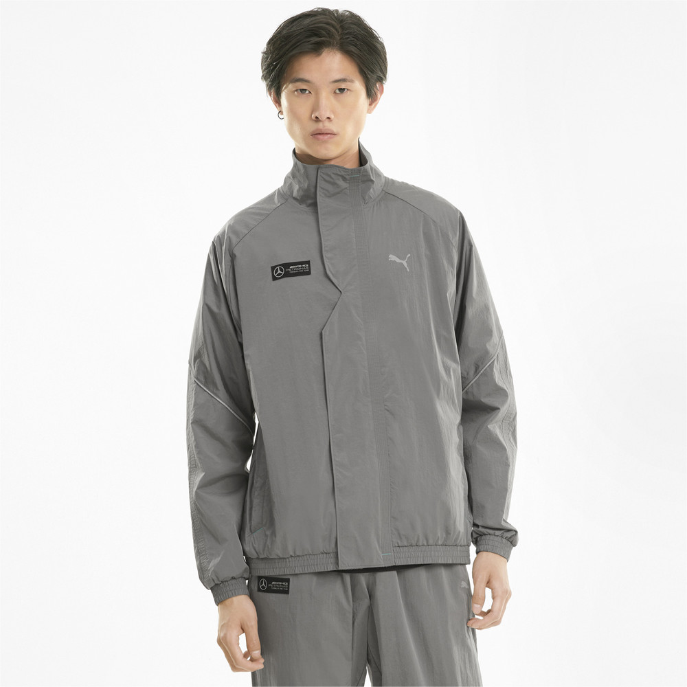 Куртка Mercedes F1 Street Woven Men's Jacket Puma - Puma Куртка Mercedes F1 Street Woven Men's Jacket Puma - Цвет: Черный