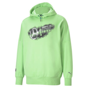Толстовка Mercedes F1 Street Men's Hoodie Puma - Puma Толстовка Mercedes F1 Street Men's Hoodie Puma - Цвет: Зеленый