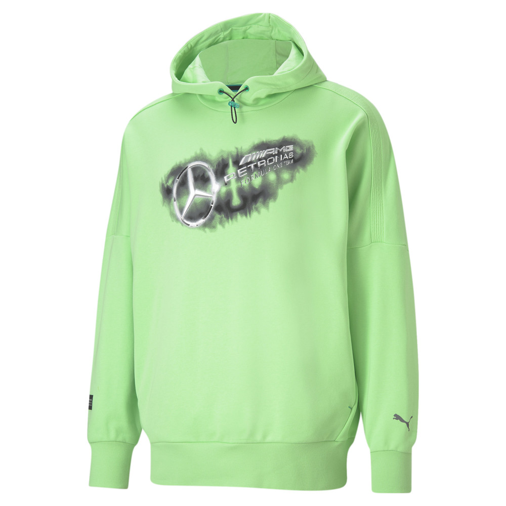 Толстовка Mercedes F1 Street Men's Hoodie Puma - Puma Толстовка Mercedes F1 Street Men's Hoodie Puma - Цвет: Зеленый