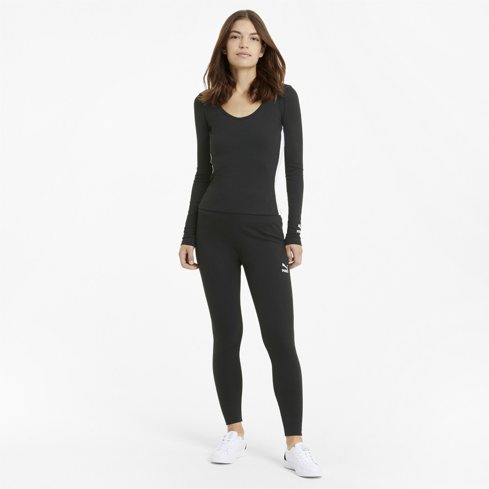 Леггинсы Classics High Waist Ribbed Women's Leggings Puma - Puma Леггинсы Classics High Waist Ribbed Women's Leggings Puma - Пол: Женский