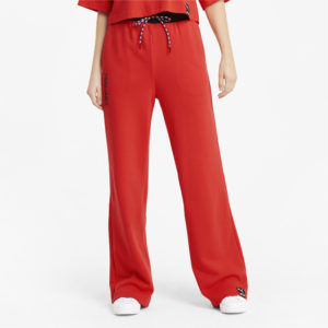 Штаны PUMA International Wide Leg Women's Pants Puma - Цвет: Розовый