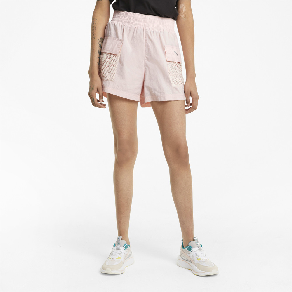 Шорты Evide Woven Women's Shorts Puma - Puma Шорты Evide Woven Women's Shorts Puma - Цвет: Розовый