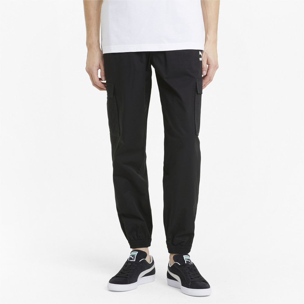 Штаны Classics Cotton Twill Men's Sweatpants Puma - Puma Штаны Classics Cotton Twill Men's Sweatpants Puma - Цвет: Черный